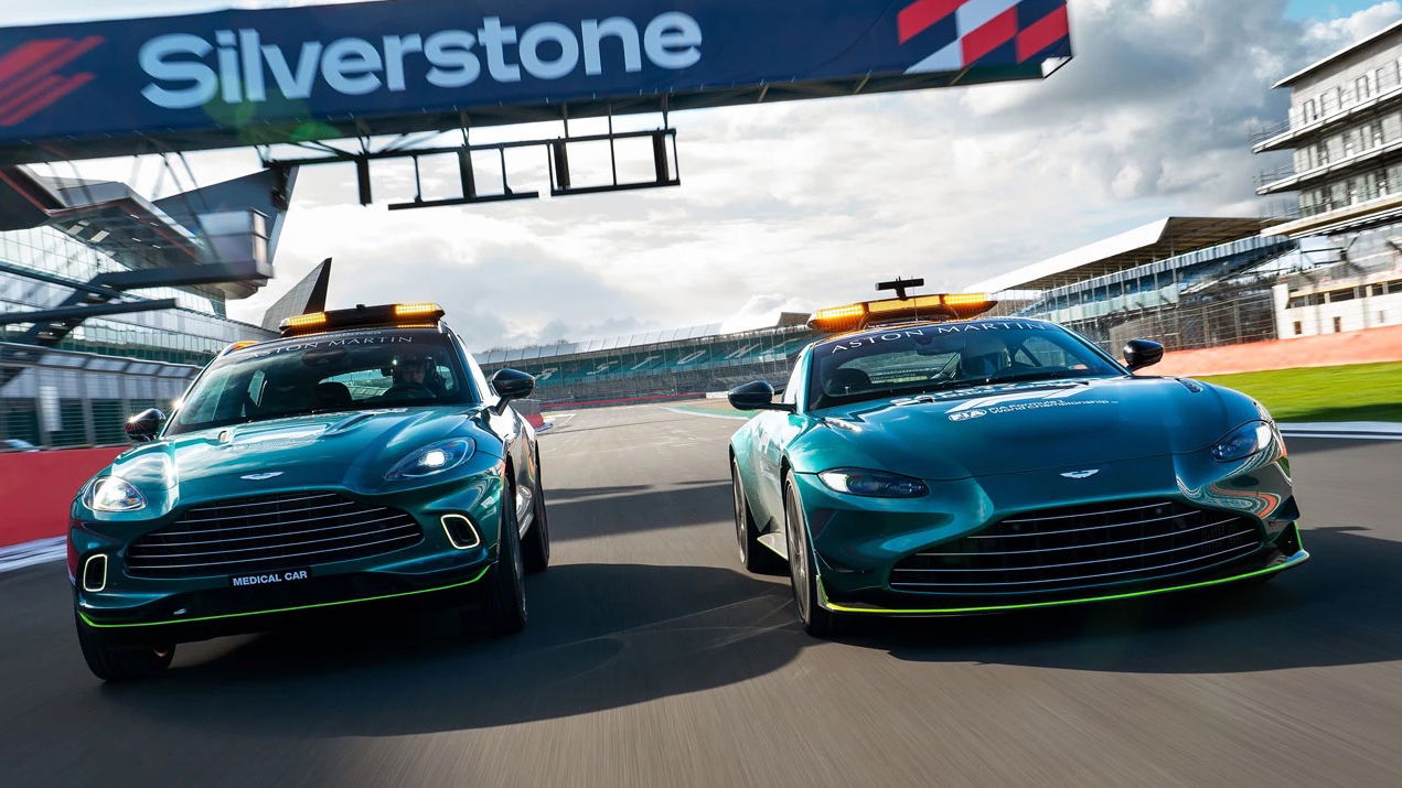 FIRST LOOK: New Aston Martin and Mercedes F1 Safety Cars revealed